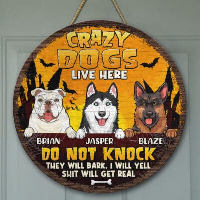 Wooden Door Sign