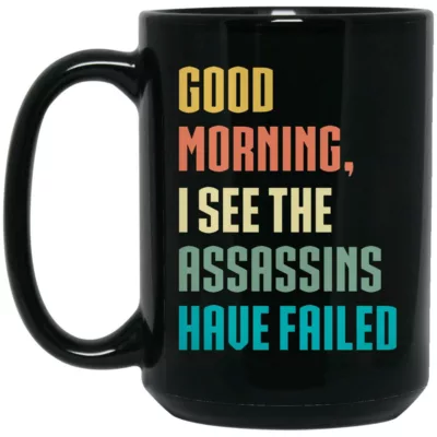 15 oz. Black Mug