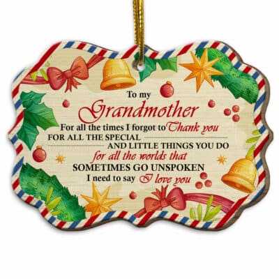Wood Medallion Ornament