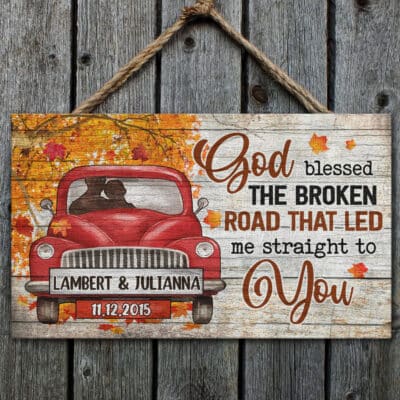 Wooden Door Sign