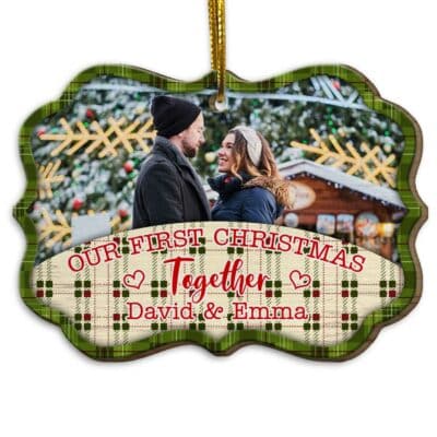 Wood Medallion Ornament
