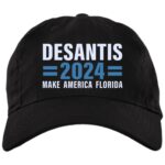 Hat 1, Black, Brushed Twill Dad Cap