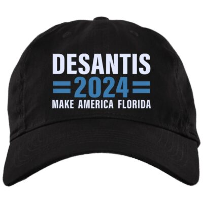 Hat 1, Black, Brushed Twill Dad Cap