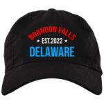 Hat 1, Black, Brushed Twill Dad Cap Hat 1, Black, Brushed Twill Dad Cap