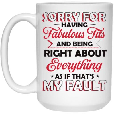 15 oz. White Mug