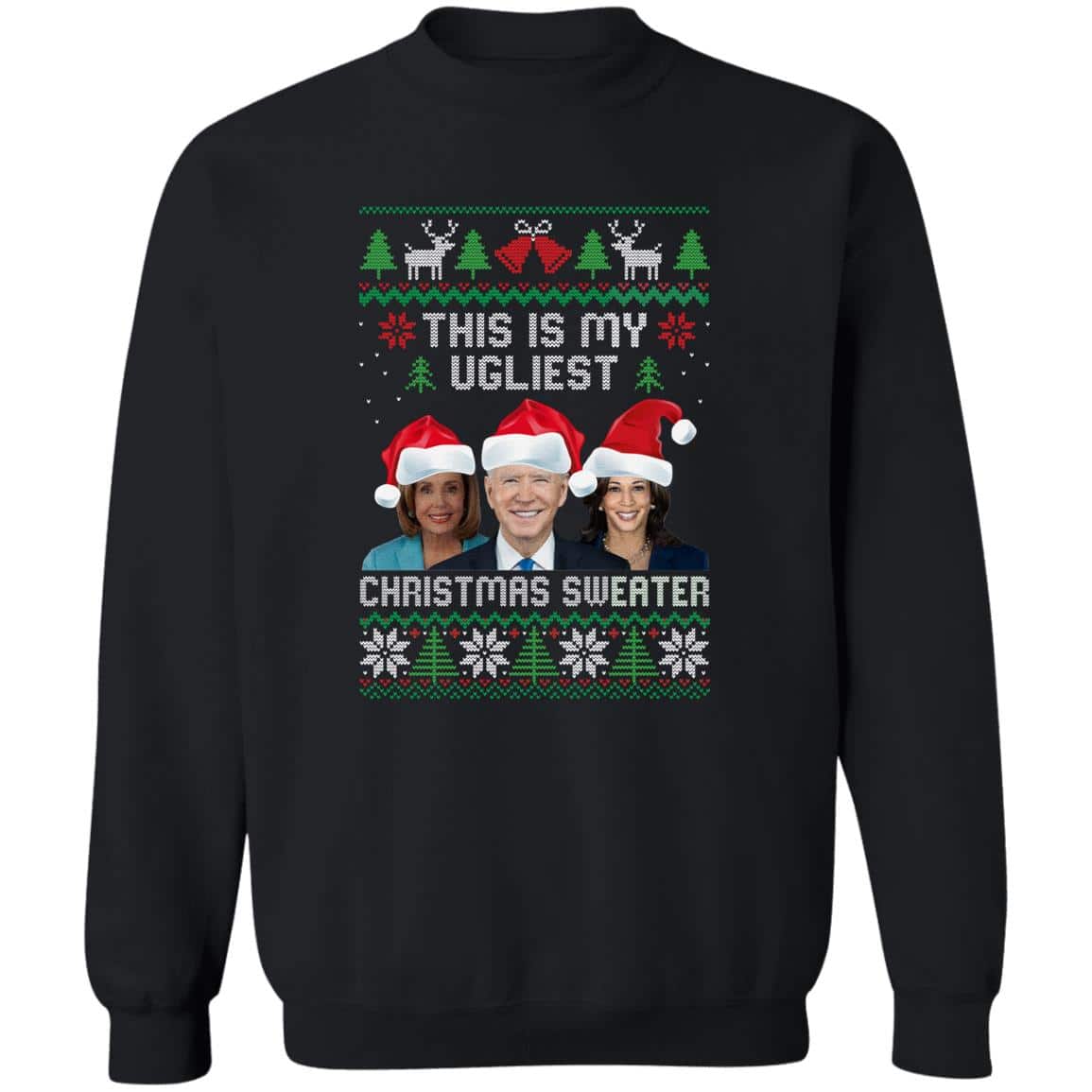 xmas 1, Black, Sweatshirt