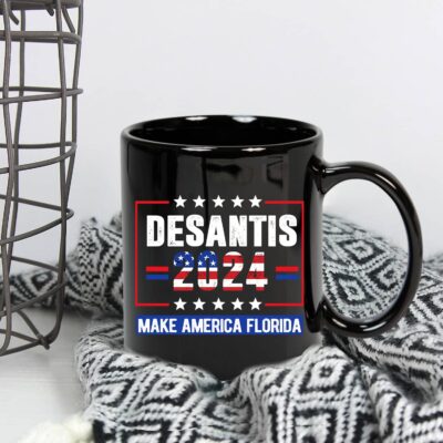 Alternative view of Desantis 2024 Make America Florida Ceramic Coffee Mug - Beer Stein - Water Bottle