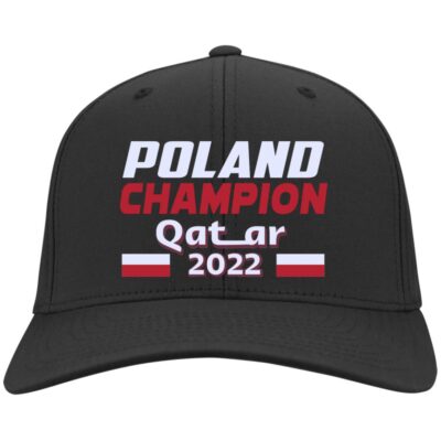 po 1, Black, Twill Cap