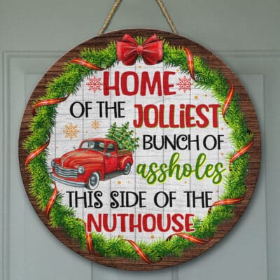 Wooden Door Sign