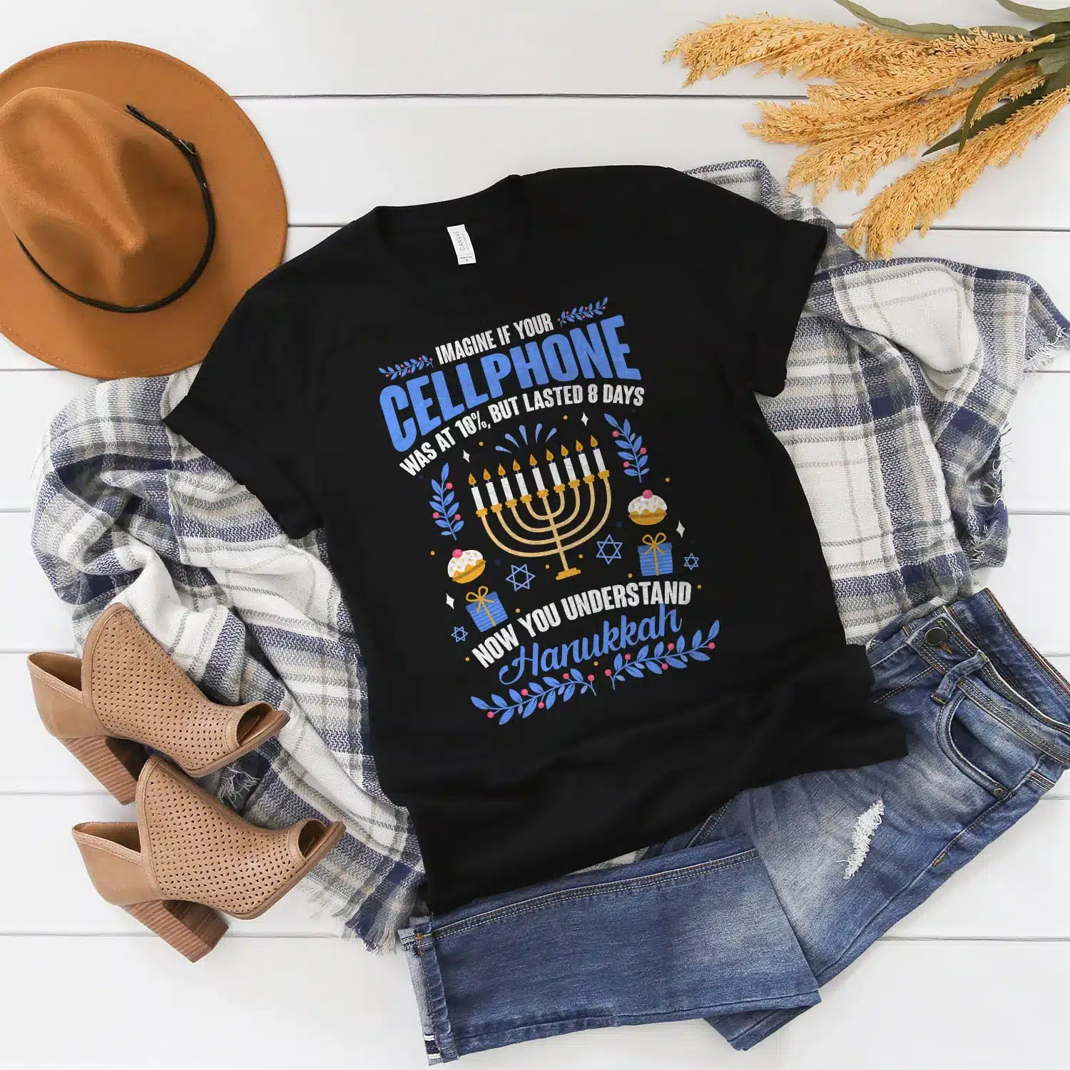 Mockup 3 4VT. Hanukkah Imagine If Your Cellphone