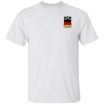 Personalized Two Sided ge1, White, Unisex T-Shirt