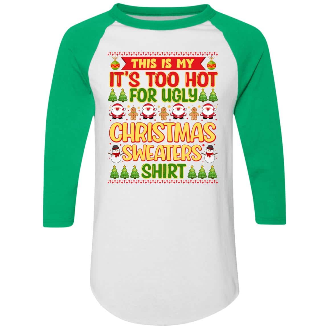 RAGLAN Template (OFFICIAL), White/Kelly, Raglan Jersey