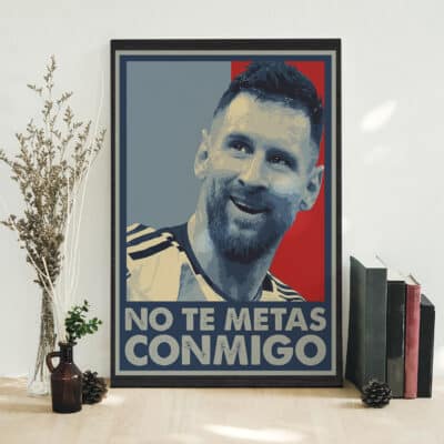 Alternative view of No Te Metas Conmigo Canvas - Don't Mess With Me Poster - Funny Leo Wall Art
