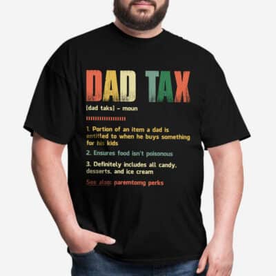 Alternative view of Dad Tax Funny T-Shirt - Dad Tax Definition Father's Day Shirt