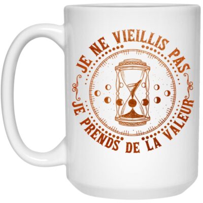 15 oz. White Mug