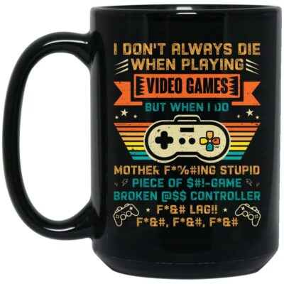 15 oz. Black Mug
