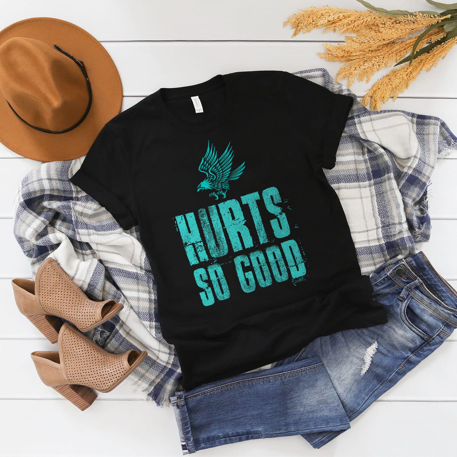 3. Hurt So Good Mockup T shirt 3