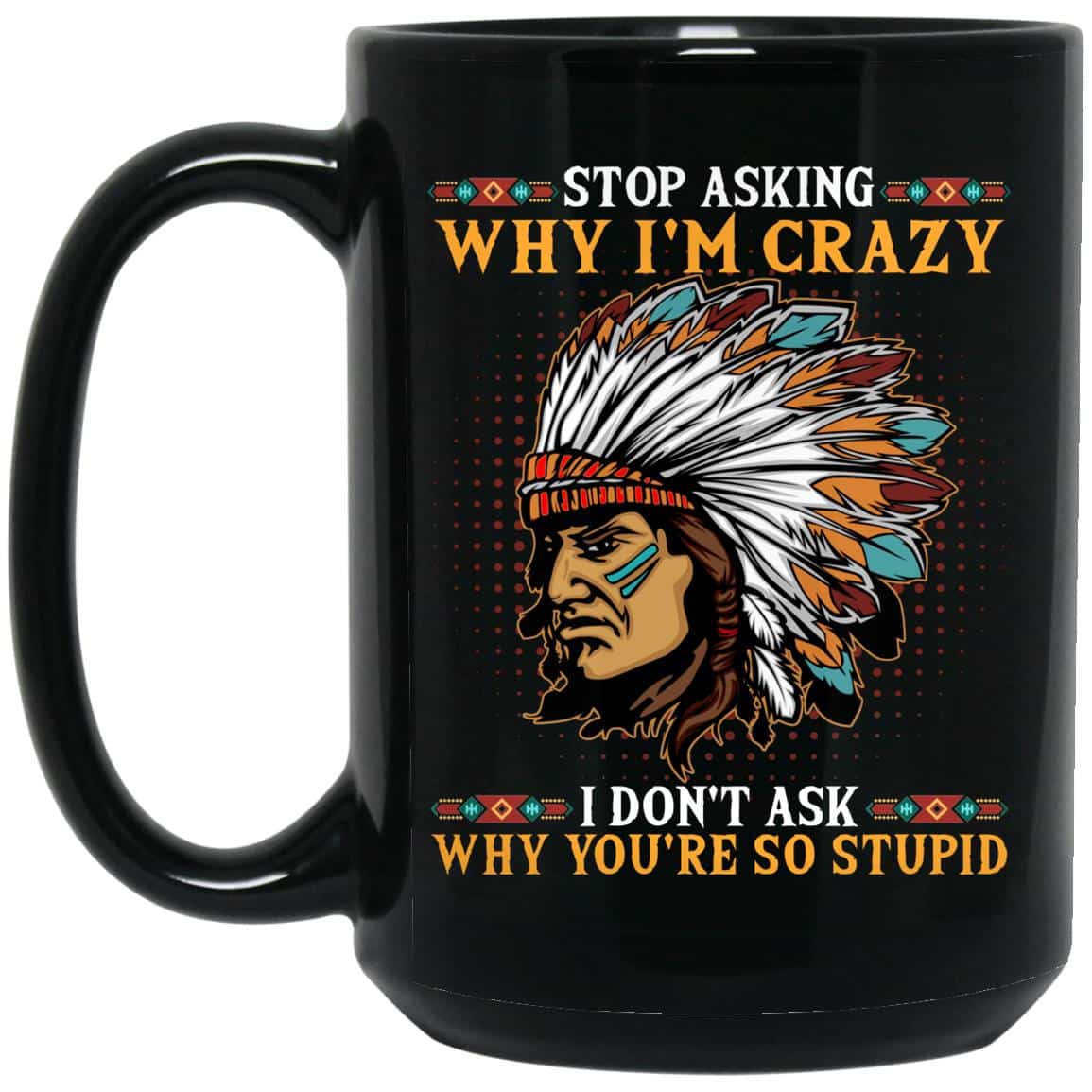 15 oz. Black Mug