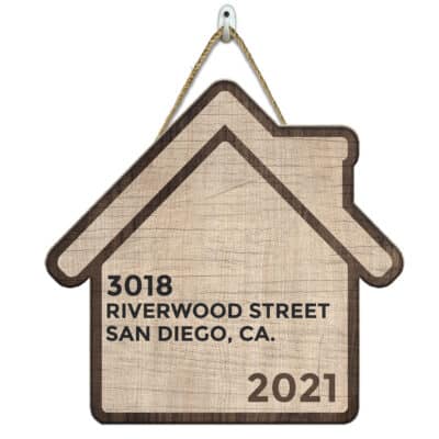 Wooden Door Sign