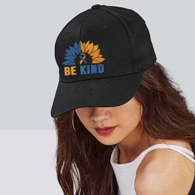 Alternative view of Be Kind Down Syndrome Awareness Hat Twill Cap