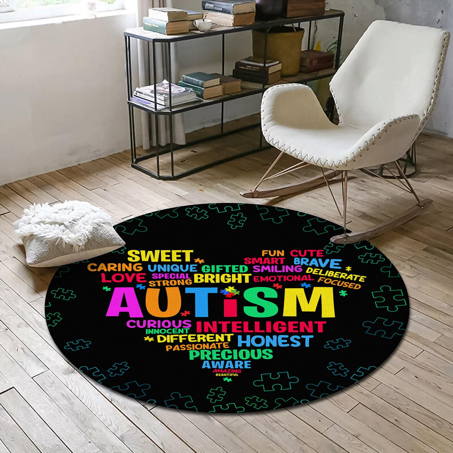 Round Rug Mockup 4