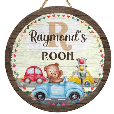 Wooden Door Sign