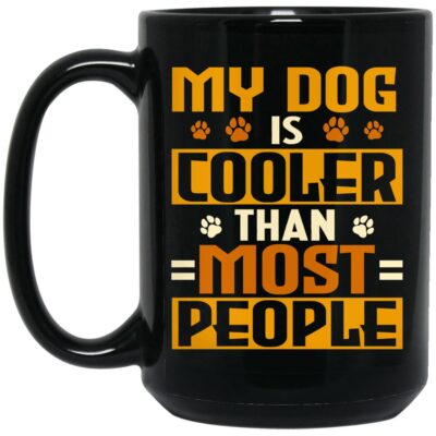 15 oz. Black Mug