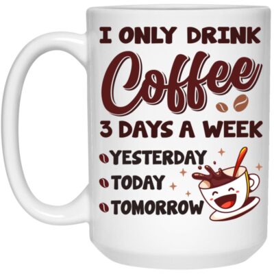 15 oz. White Mug