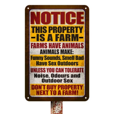 Metal Sign
