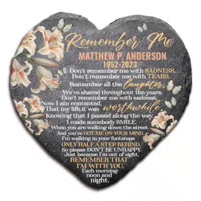 Heart Memorial Stone