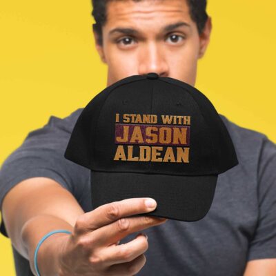 I Stand With Jason Aldean Snapback Hat Twill Cap Hat