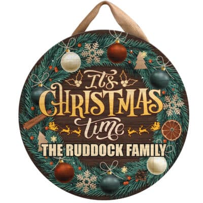 Wooden Door Sign