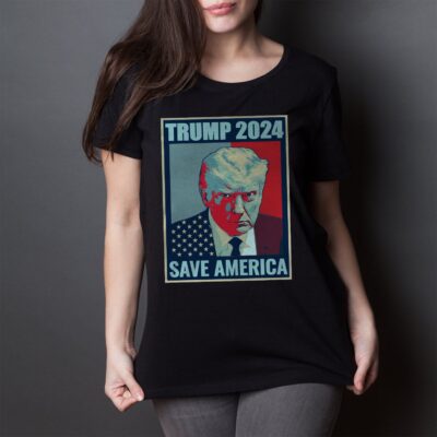 Trump Mug Shot 2024 Save America T-Shirt - President Vote 2024 Shirt