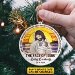 Jesus Holding Baby Suncatcher Ornament - Baby Memorial Ornament, Miscarriage Ornament, Stillbirth Keepsake, Sympathy Gift