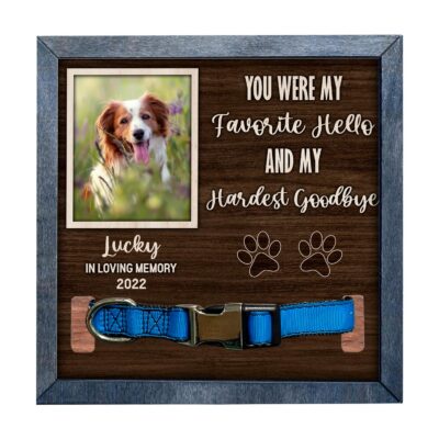 Pet Memorial Collar Sign
