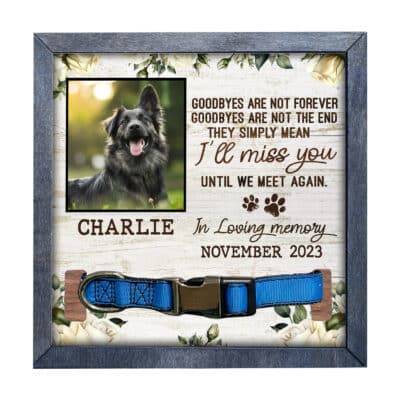 Pet Memorial Collar Sign