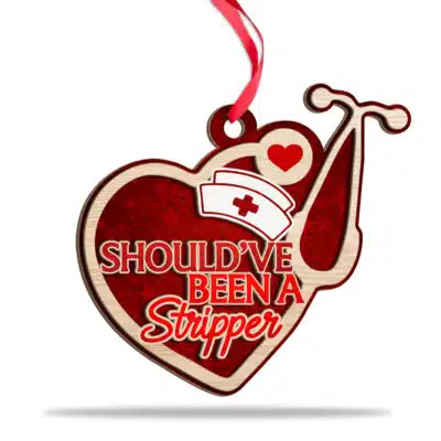 2 Layered Wood Ornament