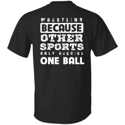 Alternative view of Wrestling Team Senior Class of 2024 Graduation Print On 2 Sides Front Back T-Shirt