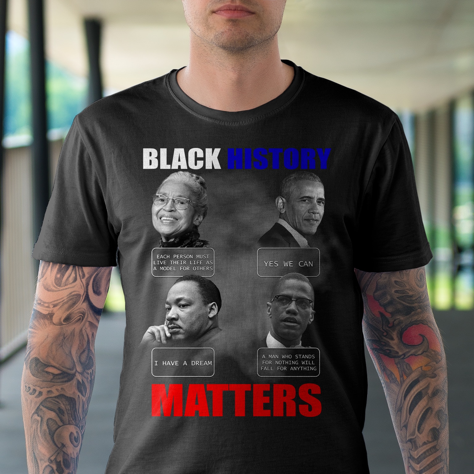 2VT. Black History Matters shirt mk1