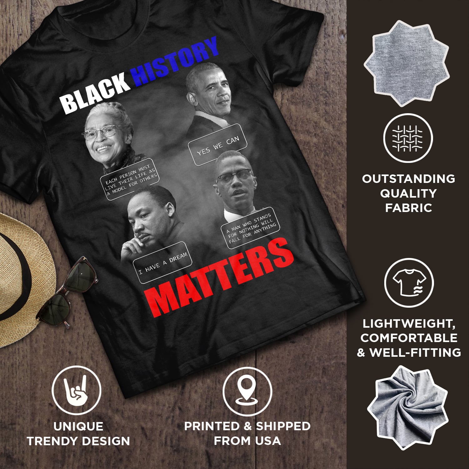 2VT. Black History Matters shirt mk4