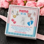 Mama To Be You Are Going To Make A Wonderful Mama Message Card Pendant Necklace - Mothers Day Gift for New Mom