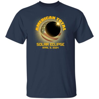 Solar Eclipse, Navy, Unisex T-Shirt