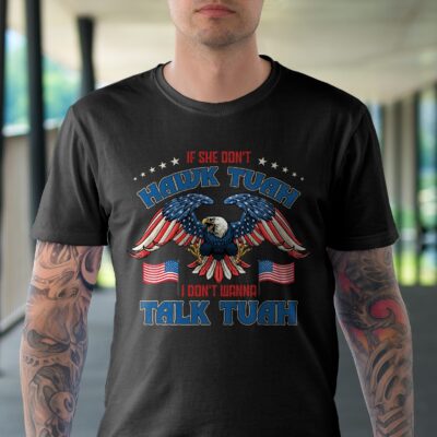 Alternative view of If She Don't Hawk Tuah I Don't Wanna Tawk Tuah Funny T-Shirt