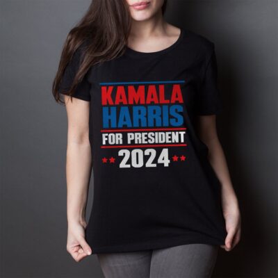Alternative view of Kamala Harris 2024 For President T-Shirt - Support Harris Shirt