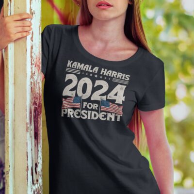 Kamala Harris 2024 For President Election Political T-Shirt