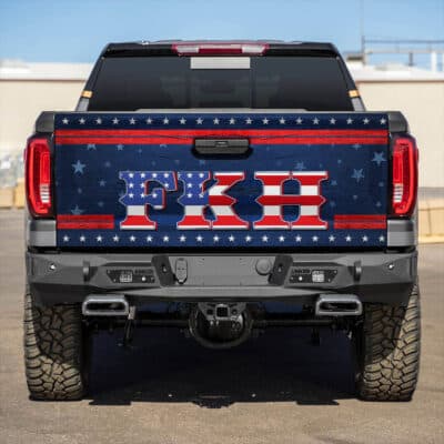 FKH Funny Kamala Harris Truck Tailgate Decal Sticker Wrap - Vinyl Graphic Decal Bumper Sticker