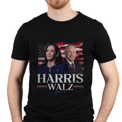 Harris Walz 2024 T-Shirt - Support Kamala Harris Presidential Election Shirt