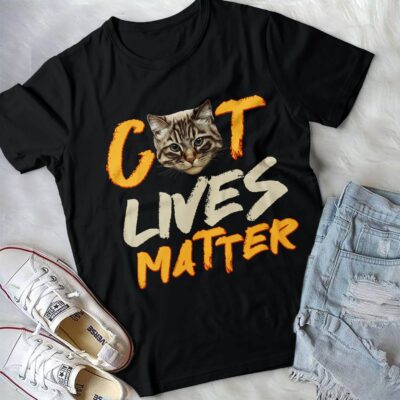Cat Live Matter Shirt T-Shirt - Funny Political Shirt - V-Neck Shirt