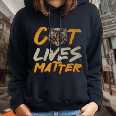 Cat Live Matter Shirt Hoodie - Sweatshirt - Long Sleeve