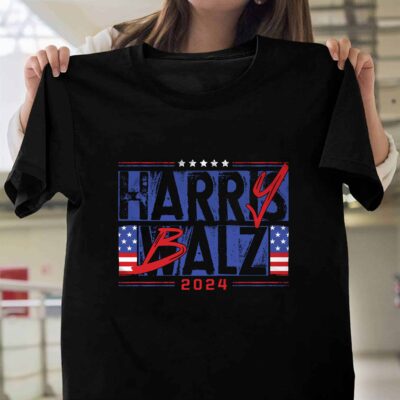 Harris Walz 2024 Funny Harry Balz T-Shirt - Funny Presidential Election Shirt